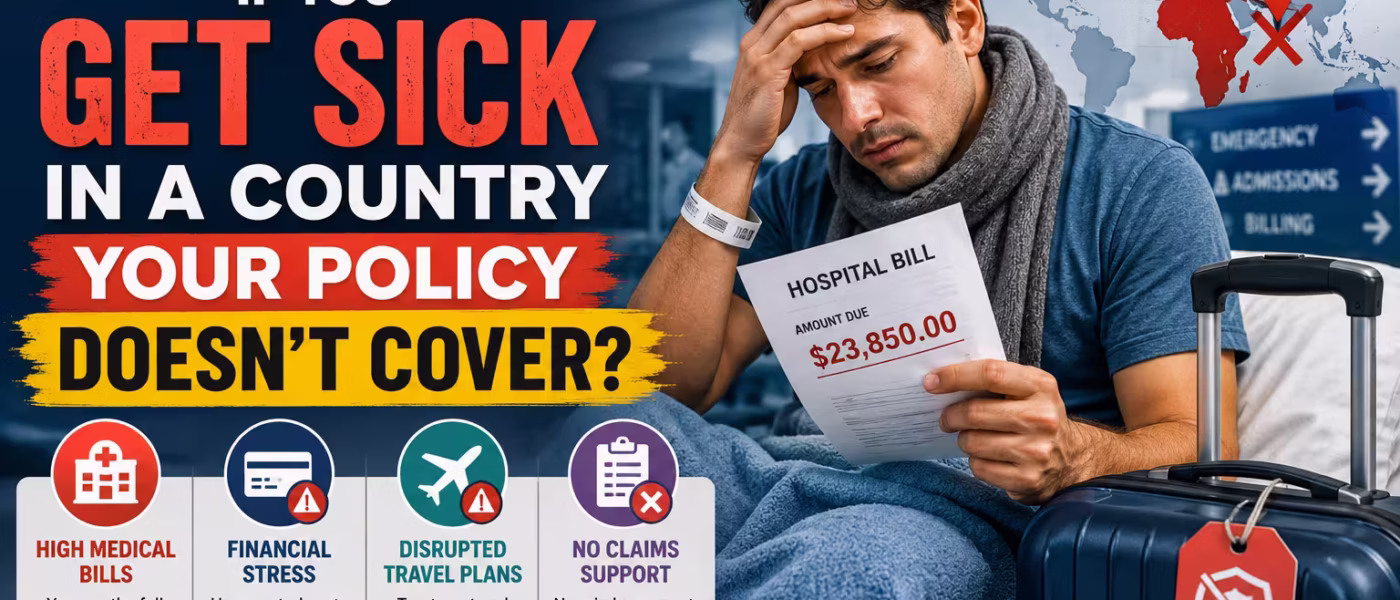Get Sick in a Country Your Policy Doesn't Cover